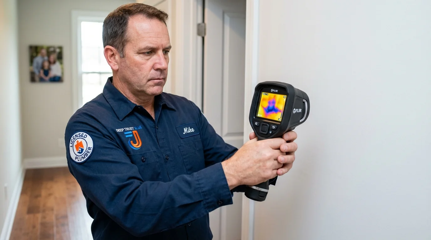 Thermal imaging leak detection by Johns Plumbing LLC in Sweet Home